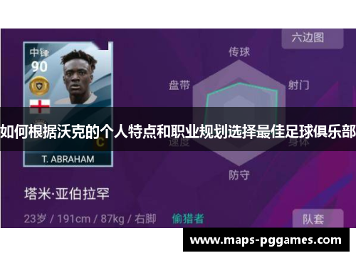如何根据沃克的个人特点和职业规划选择最佳足球俱乐部
